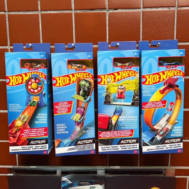 Hot Wheels Car Track Sets - 핫휠 FWM85 다이캐스트 자동차 트랙 세트(런처