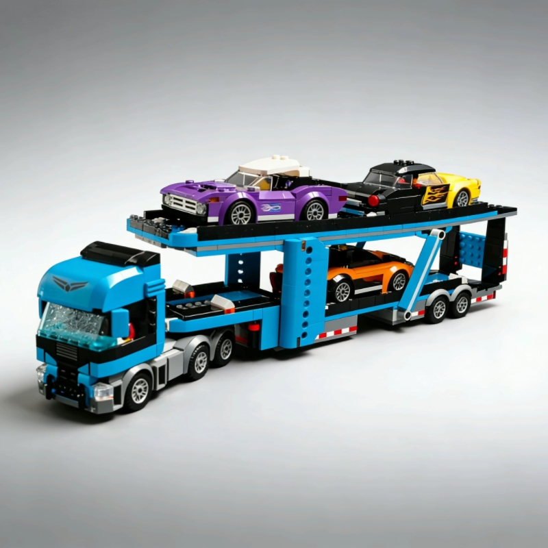 Lego Set Creator - 시티 시리즈 자동차 운송 트럭 빌딩