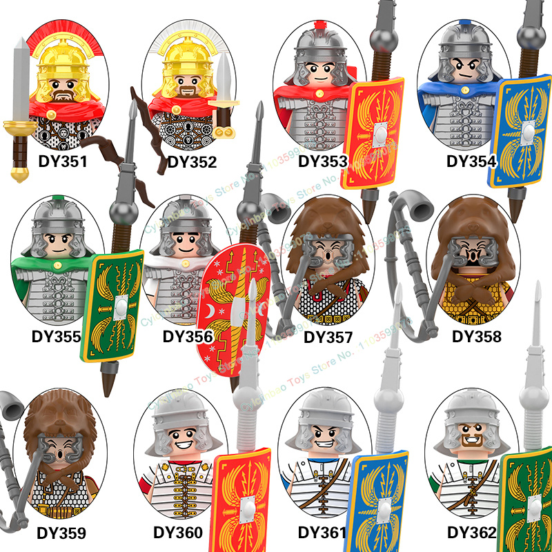 Lego Minifigure Holder - 중세 군사 기사 군단 Hoplite Centurion