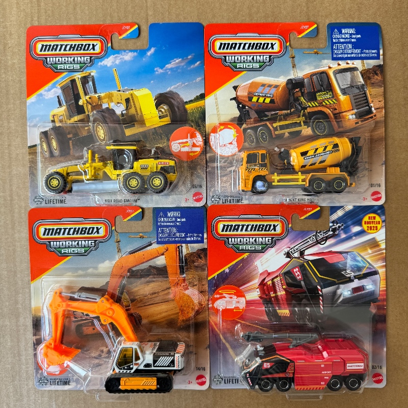 Hot Wheels Car Mainline - 마텔 매치박스 1/64 Jcy27 엔지니어링 차량