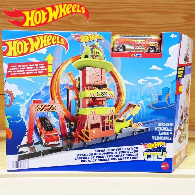 Hot Wheels Car Track Sets - 정품 핫휠 HKX41 시티 슈퍼 루프