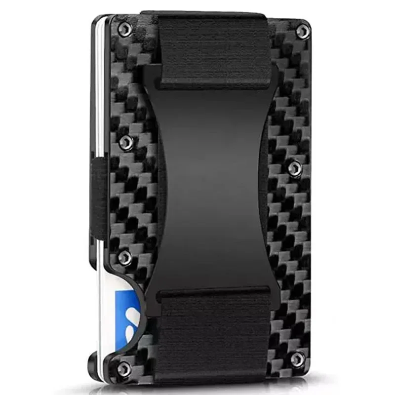 Card Top Loader - RFID 비즈니스 카드 홀더 탄소 섬유