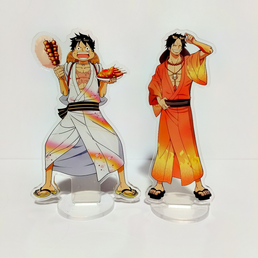 Action Figure Stand - 원피스 아크릴 스탠드 Luffy Zoro Ace