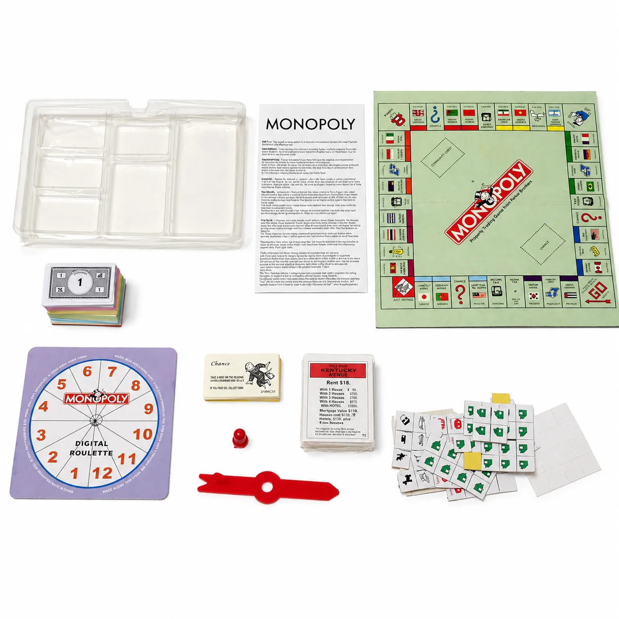 Hasbro Game Monopoly - 모노폴리 클래식 보드게임 가족 재산 거래