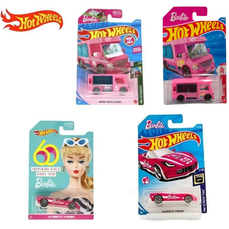 Hot Wheels Car Track Sets - 정품 재고 핫휠스 바비 콜라보레이션 합금