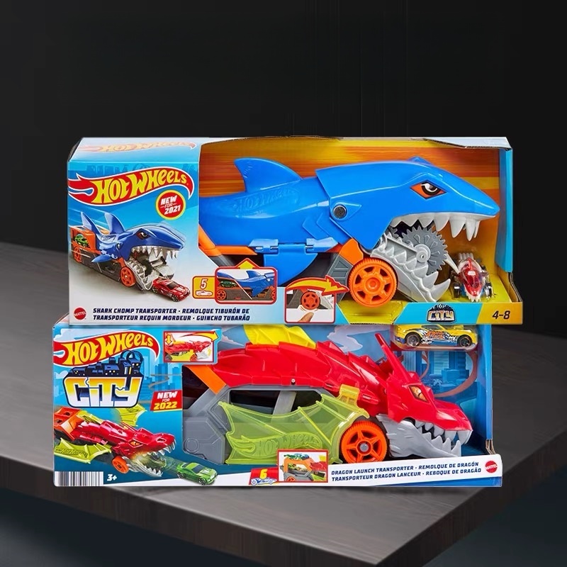 바람과 화재 휠 도시 기아 상어 수송 차량 세트 어린이 - Hot Wheels Car Track Sets 리뷰 및 가격