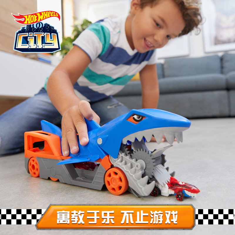 바람과 화재 휠 도시 기아 상어 수송 차량 세트 어린이 - Hot Wheels Car Track Sets 리뷰 및 가격
