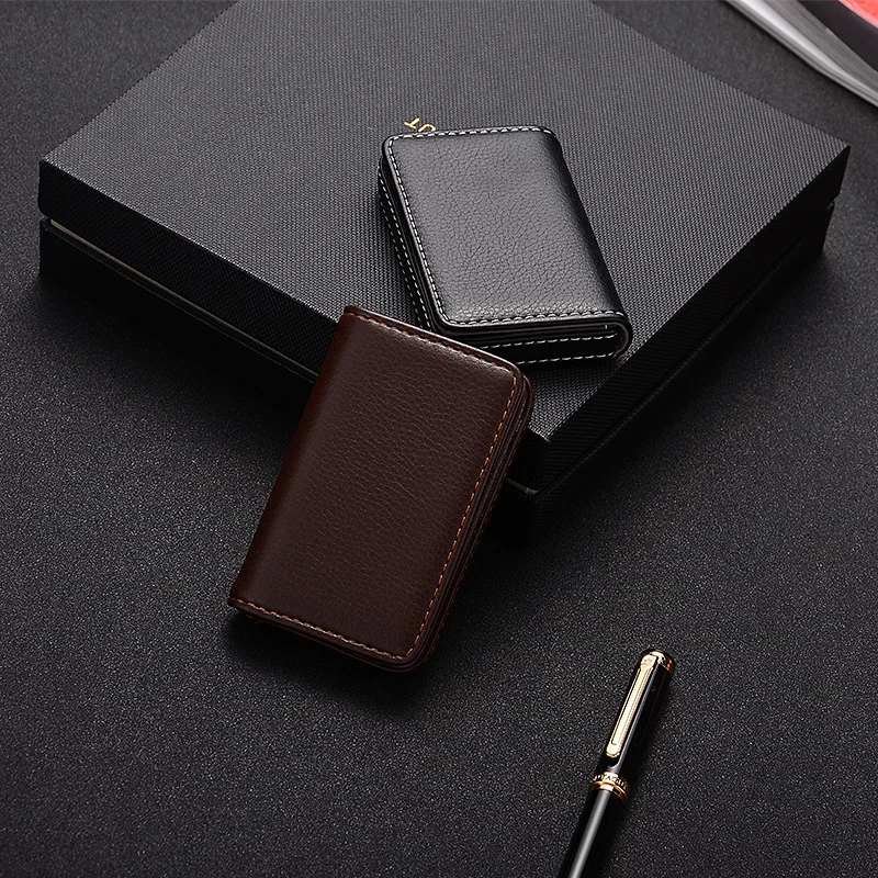 2026 PU 가죽 명함 홀더, 마그네틱 버클 슬림 포 - Card Top Loader 리뷰 및 가격
