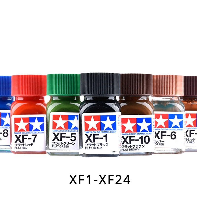 TAMIYA 에나멜 페인트 플랫 컬러 XF1-XF24  - Tamiya Model Paint Set 리뷰 및 가격