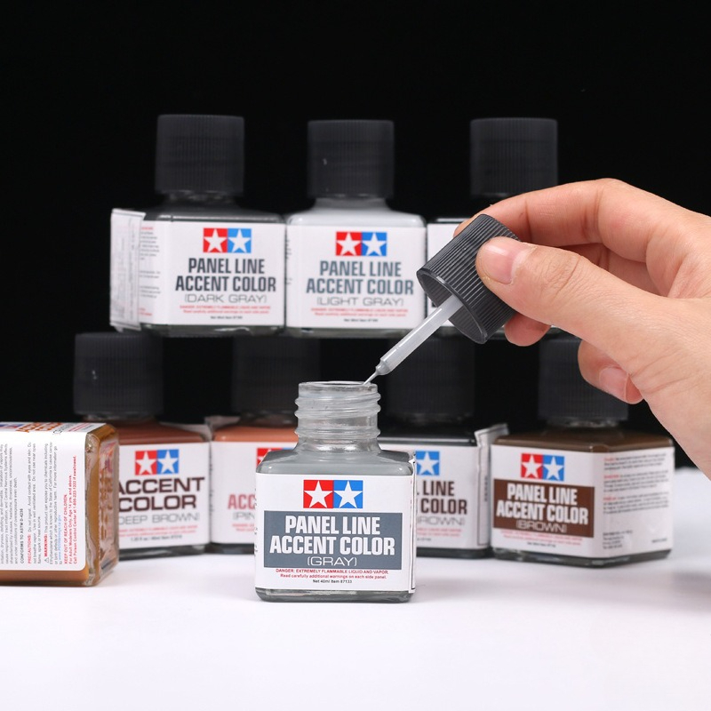 타미야 패널 라인 액센트 컬러 40ml 에나멜 페인트  - Tamiya Model Paint Set 리뷰 및 가격