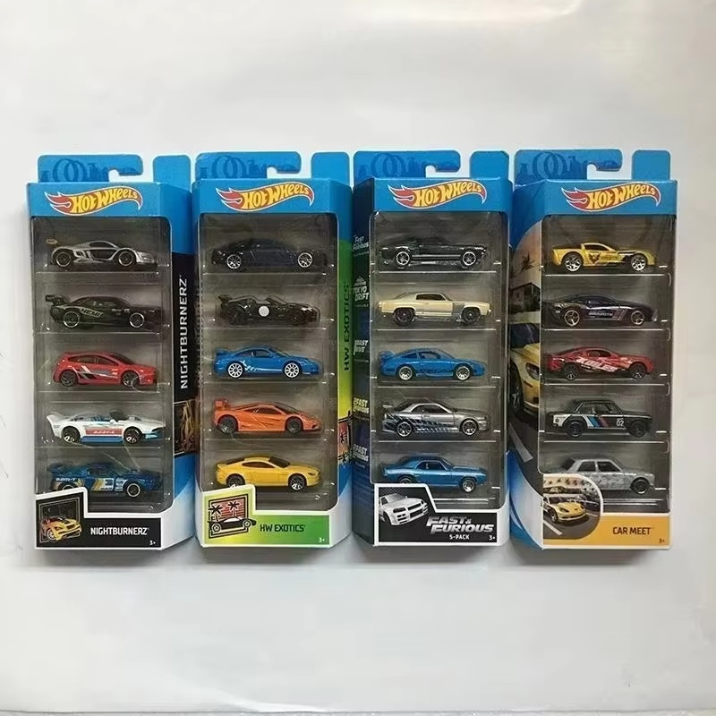 핫휠 다섯 대 세트 1806 다이캐스팅 트랙 합금 자동 - Hot Wheels Car Track Sets 리뷰 및 가격