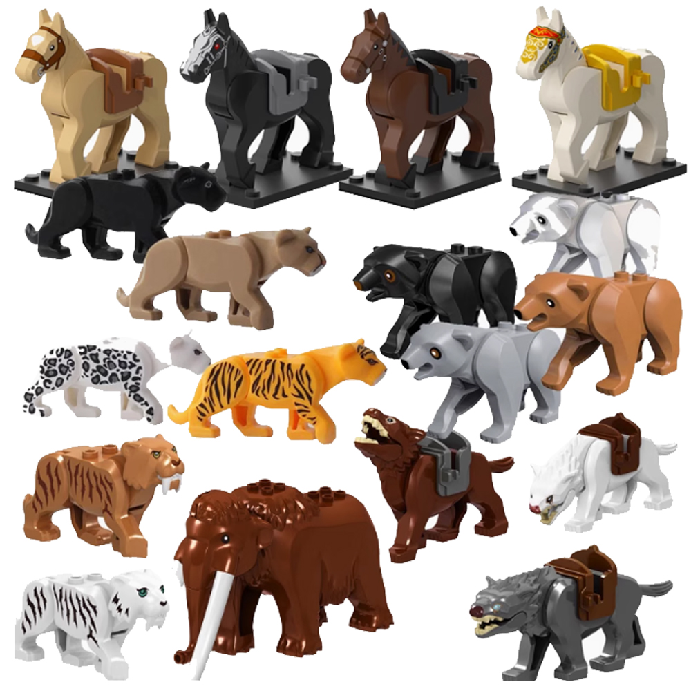 MOC 도시 동물 빌딩 블록 염소 코끼리 곰 악어 도마 - Lego Set Creator 리뷰 및 가격