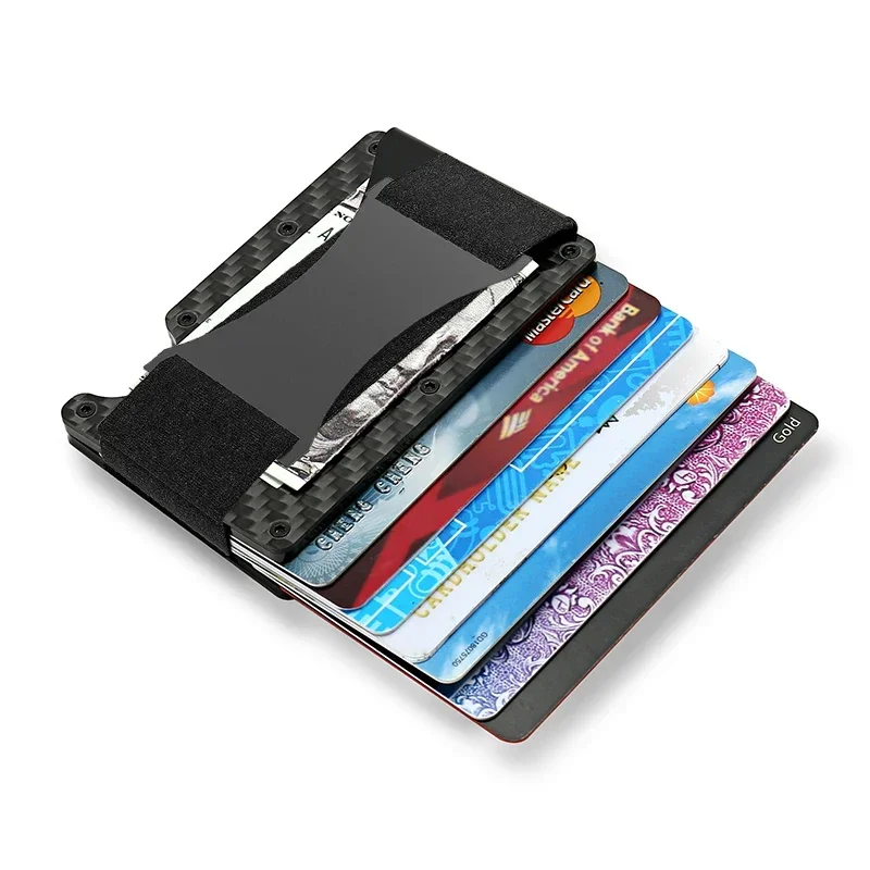 RFID 비즈니스 카드 홀더 탄소 섬유 카드 홀더 지갑 - Card Top Loader 리뷰 및 가격
