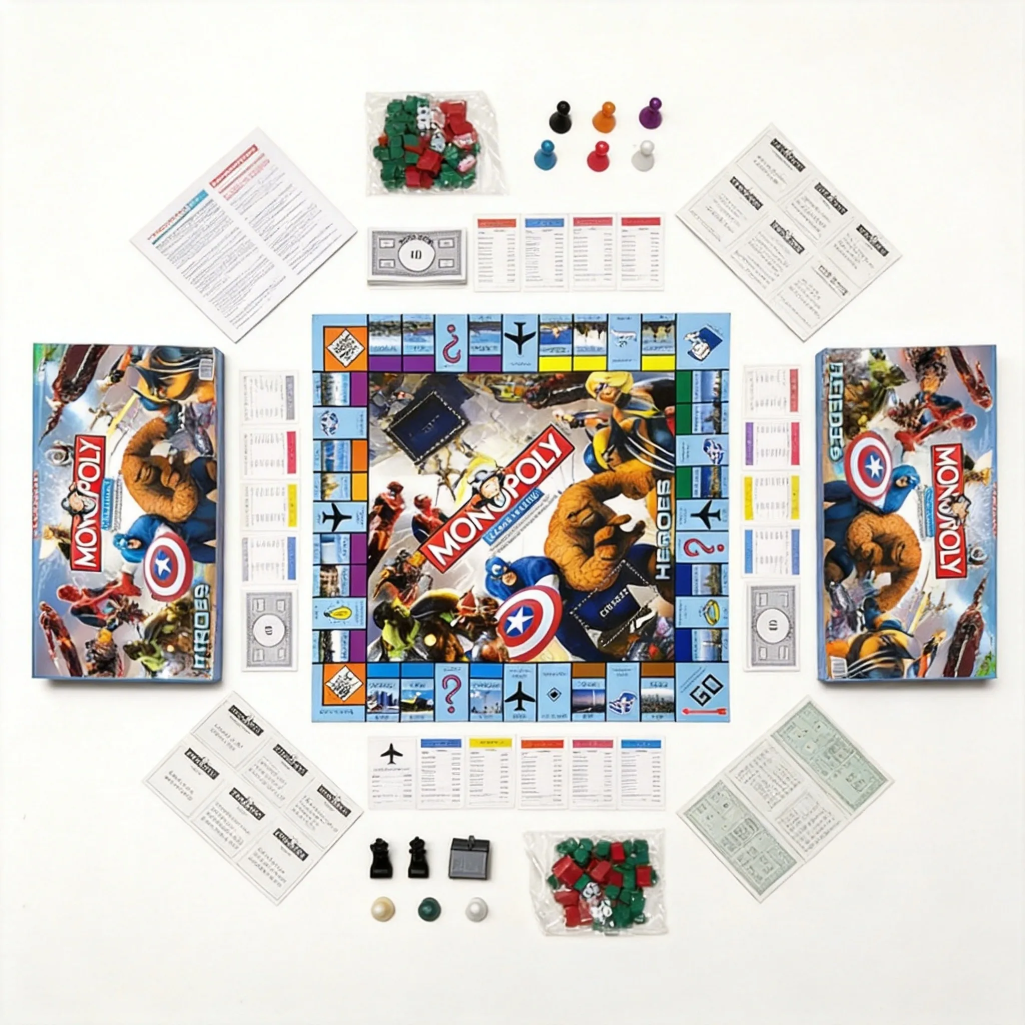 마블 히어로즈 모노폴리 글로벌 빌리지 보드 게임 - 프 - Hasbro Game Monopoly 리뷰 및 가격