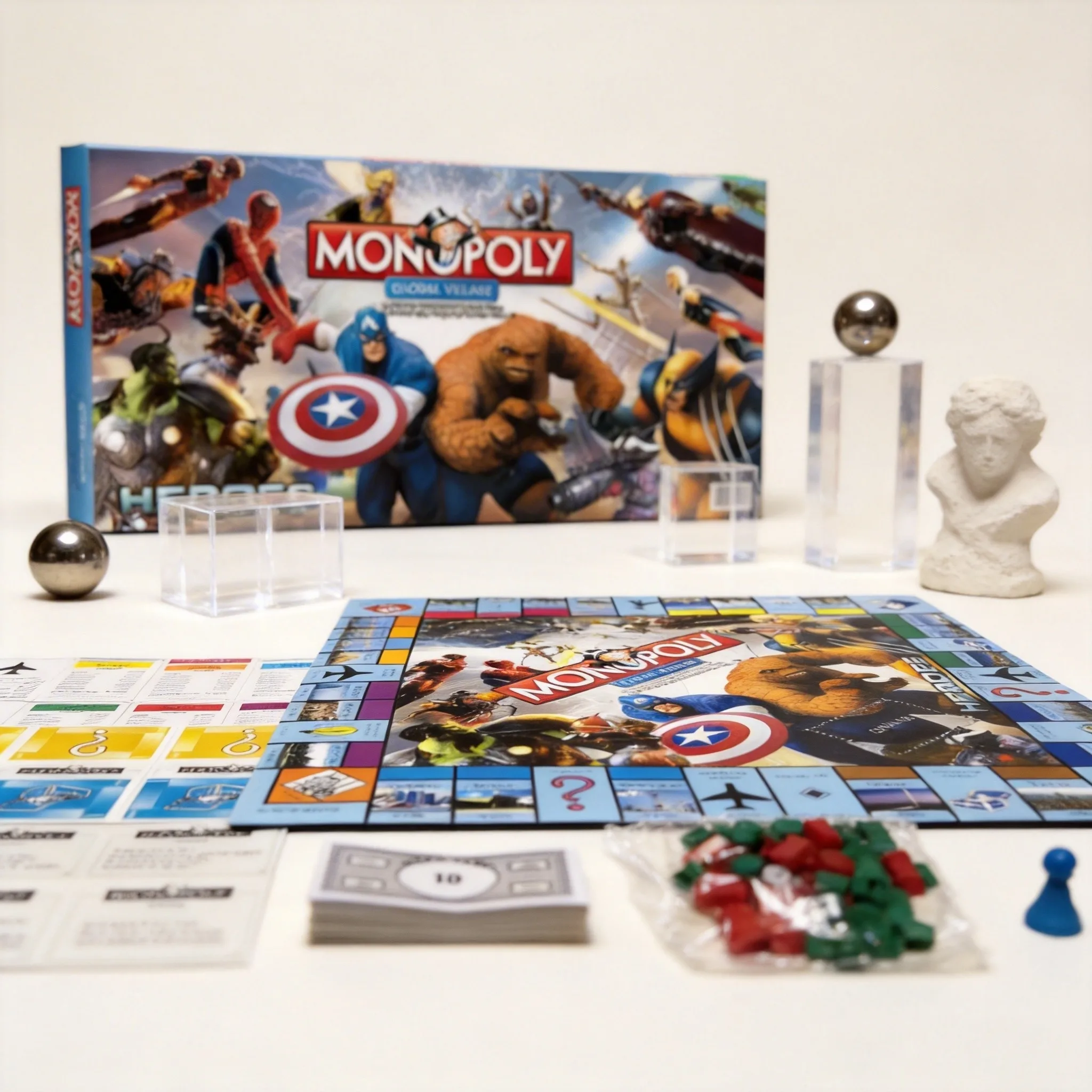 마블 히어로즈 모노폴리 글로벌 빌리지 보드 게임 - 프 - Hasbro Game Monopoly 리뷰 및 가격