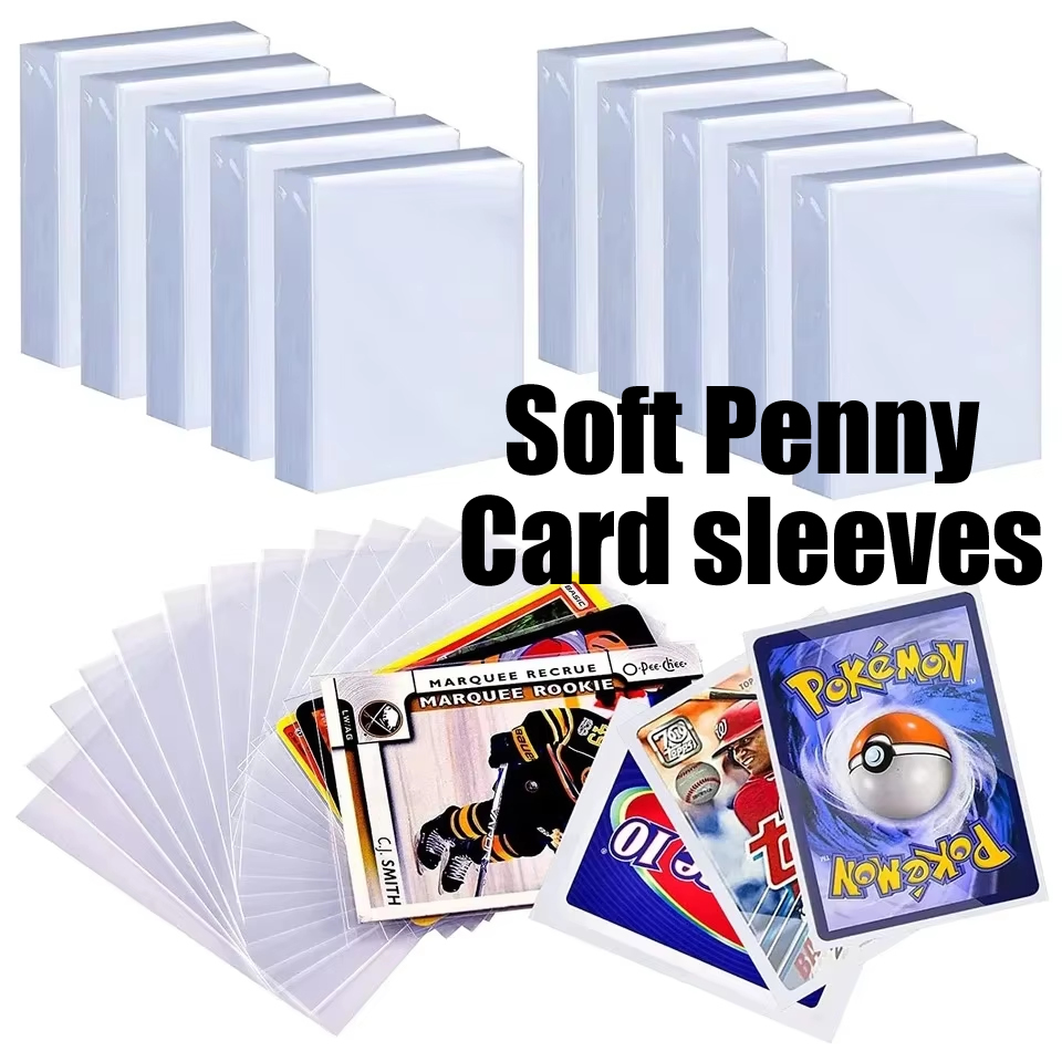 100-600pcs 카드 슬리브 보호 필름으로 덮인 하 - Pokemon Binder Card 리뷰 및 가격