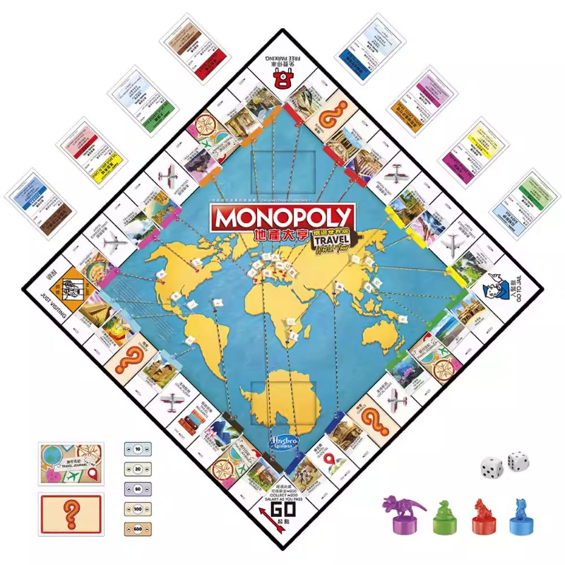 Hasbro 정품 부동산 거물 독점 여행 월드 투어 데 - Hasbro Game Monopoly 리뷰 및 가격